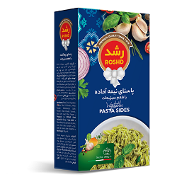 رشد پاستای نیمه آماده سبزیجات